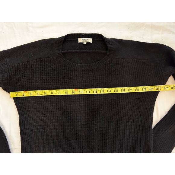 Madewell Black Crew Neck Sweater - Picture 3 of 7